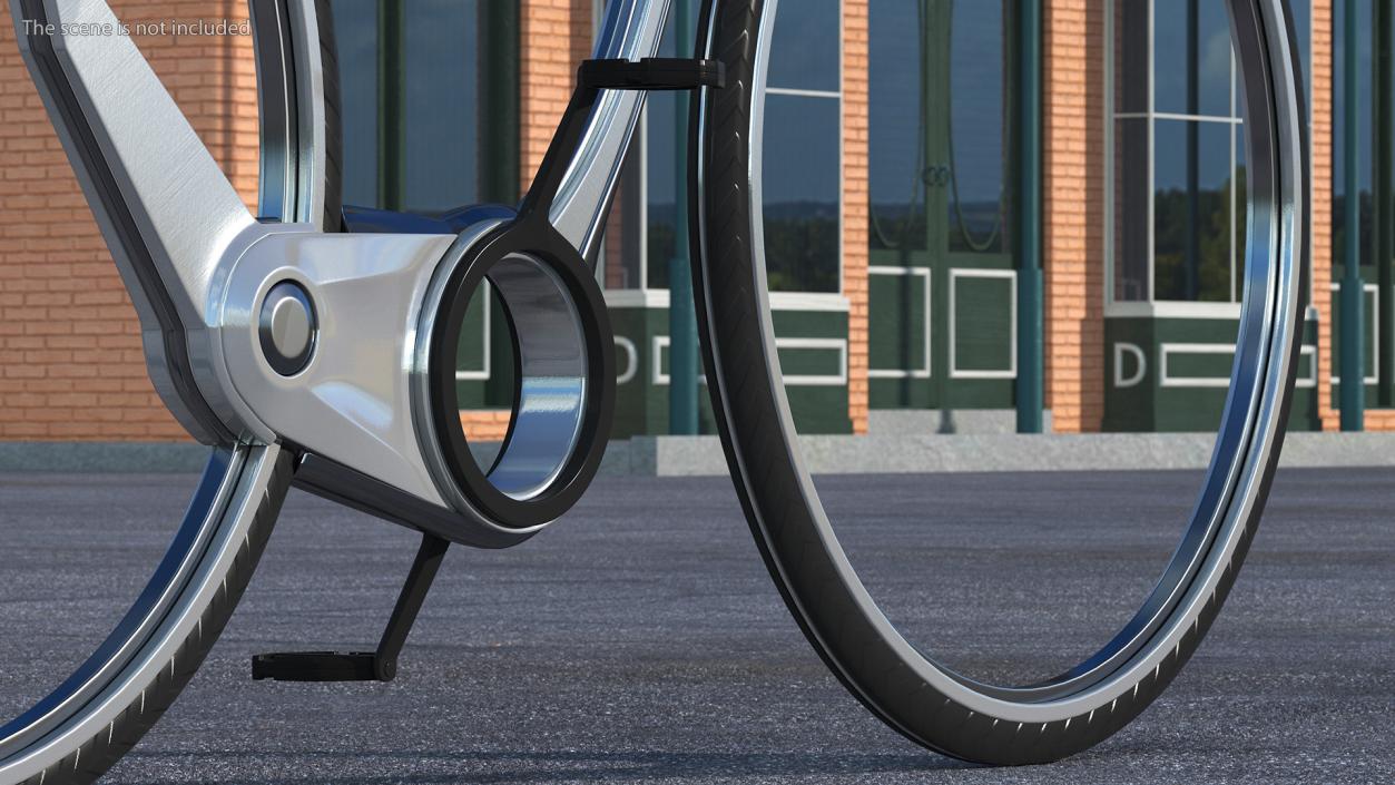 Futuristic Electric Bicycle 3D