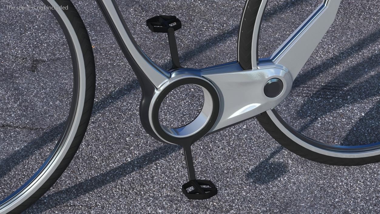 Futuristic Electric Bicycle 3D