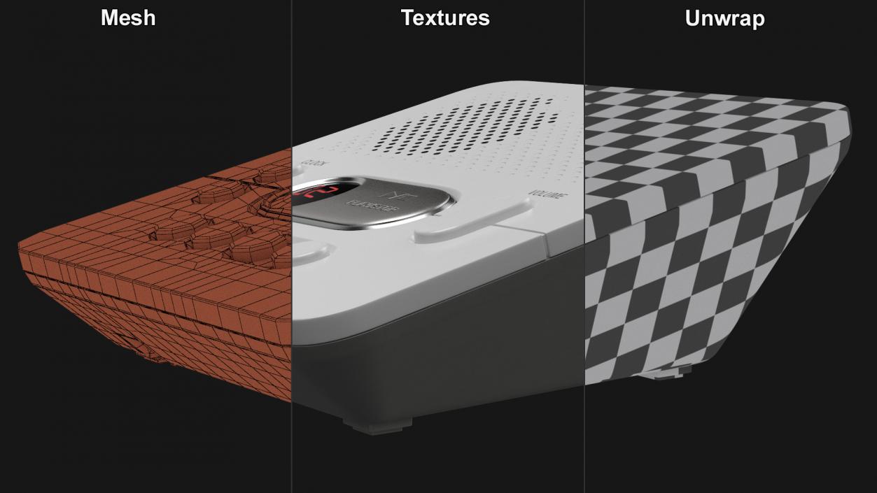 3D model Digital Answering Machine