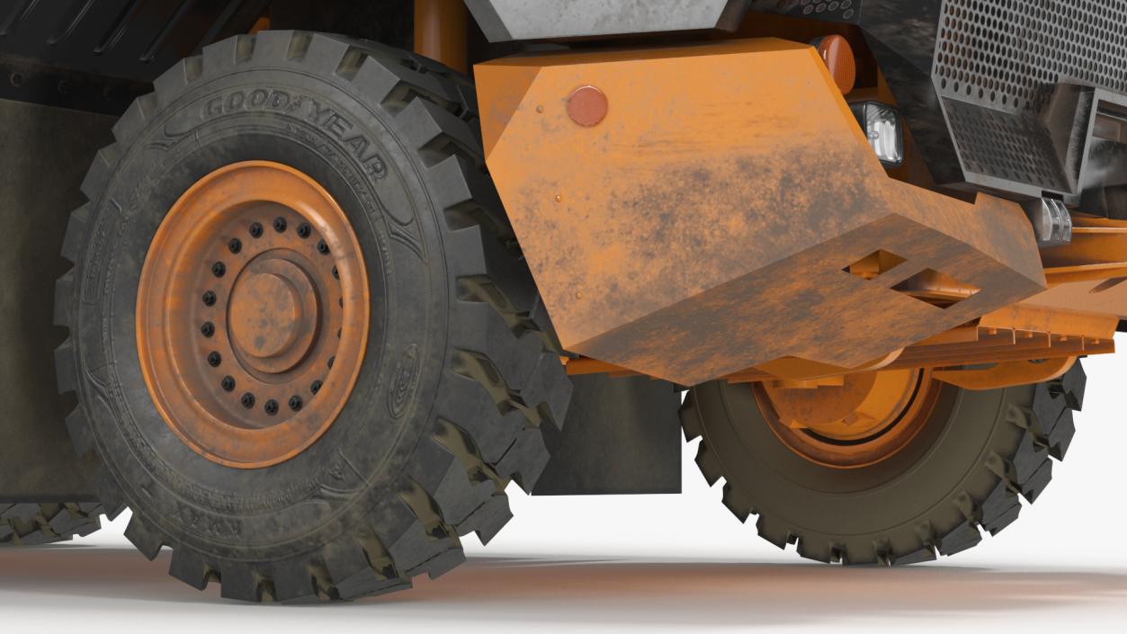 3D Autonomous Electric Dump Truck XCMG Dirty