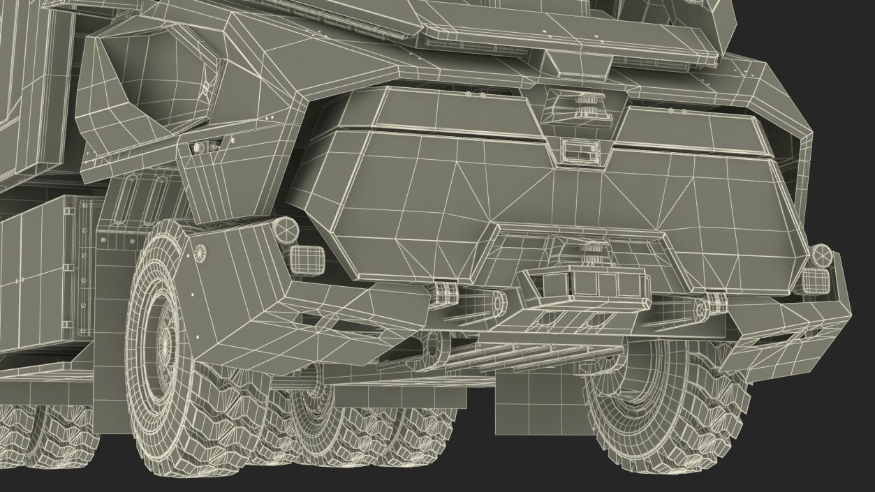 3D Autonomous Electric Dump Truck XCMG Dirty