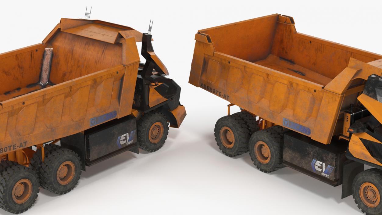 3D Autonomous Electric Dump Truck XCMG Dirty