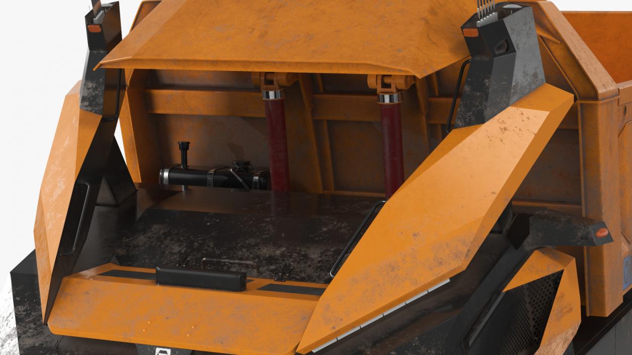 3D Autonomous Electric Dump Truck XCMG Dirty