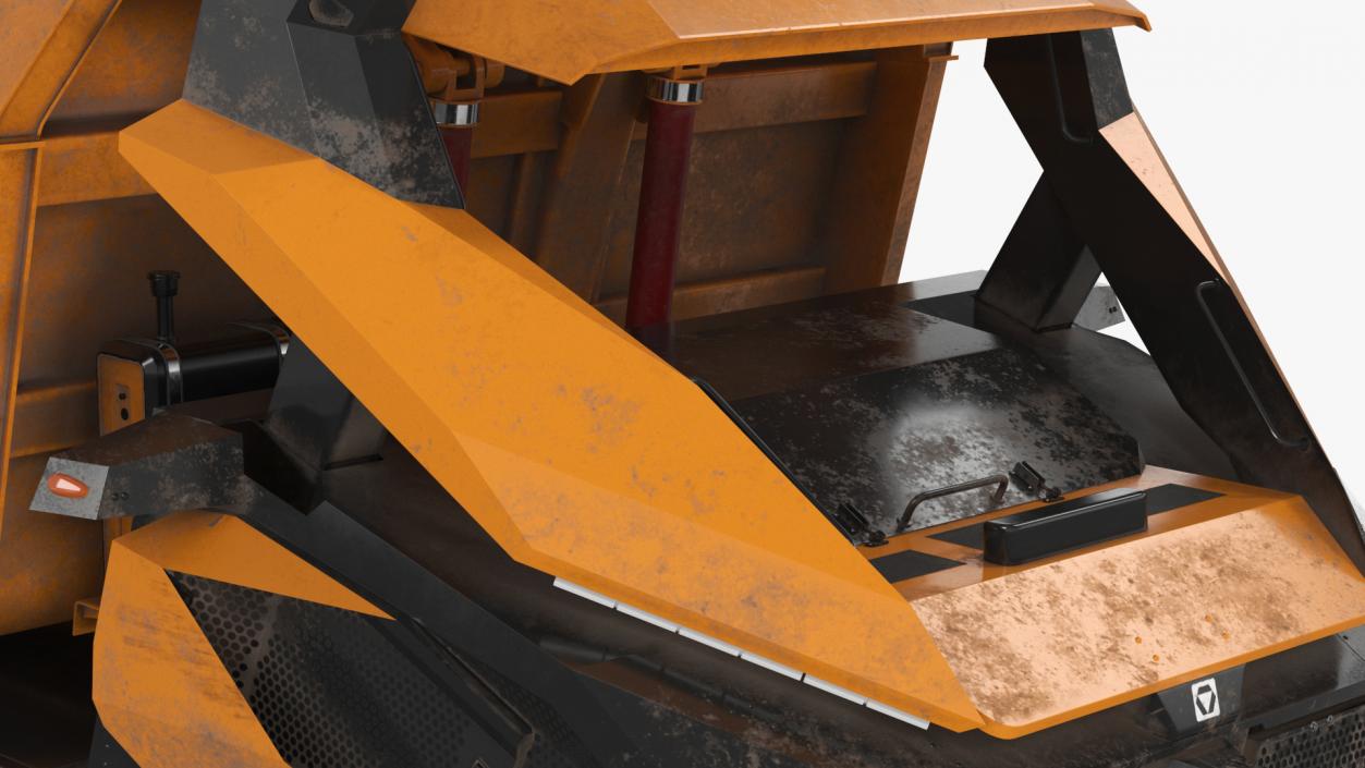 3D Autonomous Electric Dump Truck XCMG Dirty