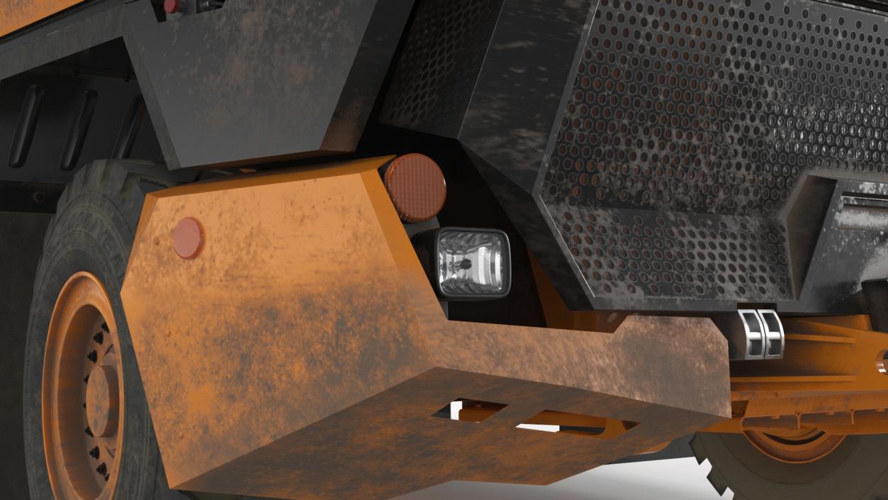 3D Autonomous Electric Dump Truck XCMG Dirty