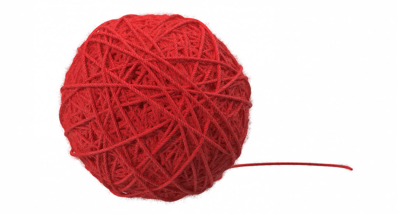 Wool Yarn Ball 3D model