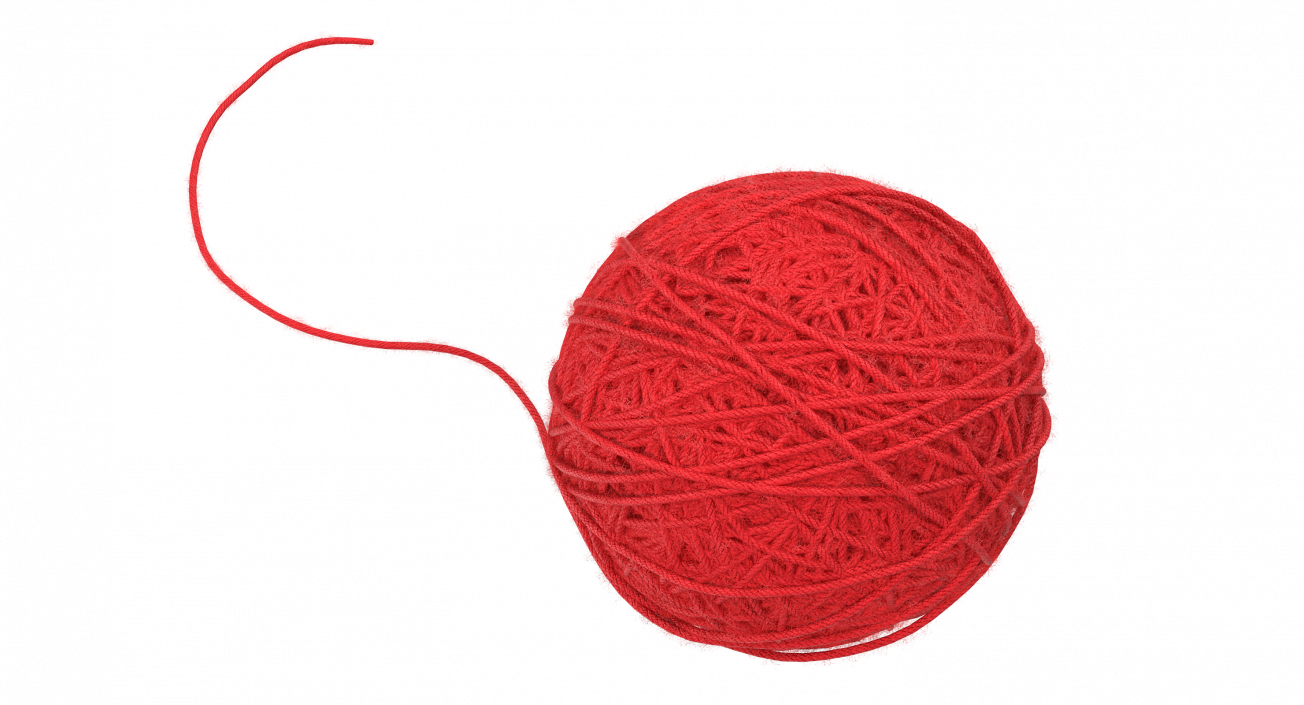 Wool Yarn Ball 3D model