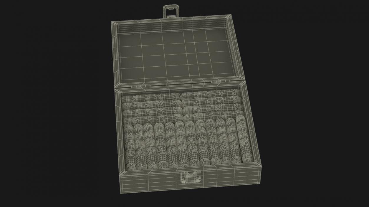 3D model Leira Cannabis Cigars Box Open