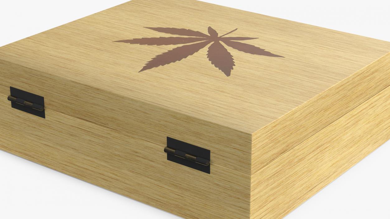 3D model Leira Cannabis Cigars Box Open