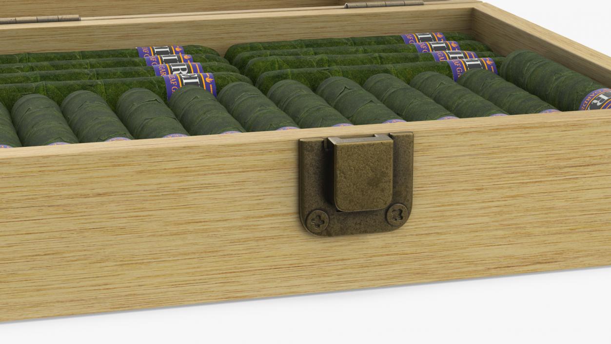 3D model Leira Cannabis Cigars Box Open