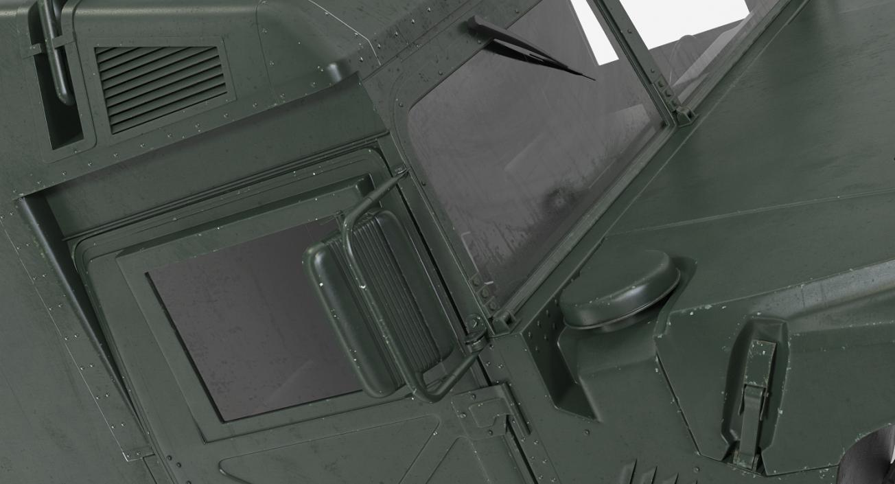 3D Ambulance Military Car HMMWV m996 model