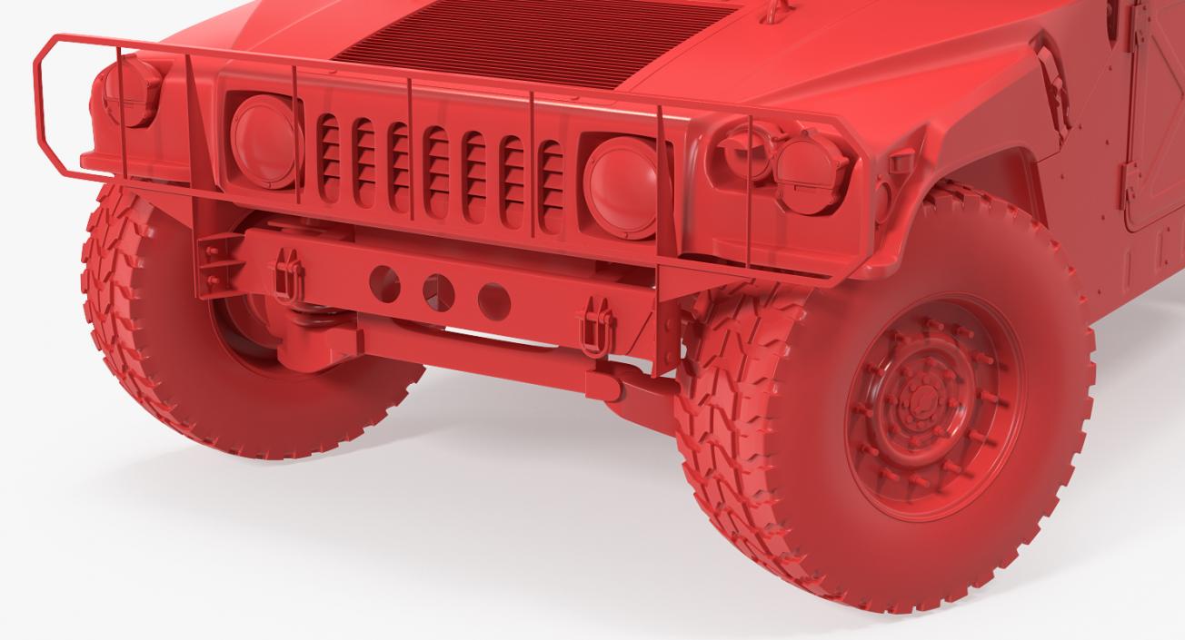 3D Ambulance Military Car HMMWV m996 model