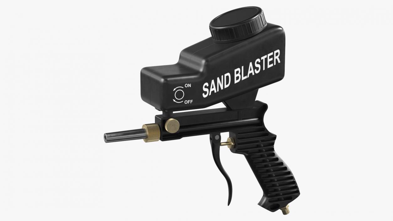 3D model Lematec Sand Blaster Gun Black