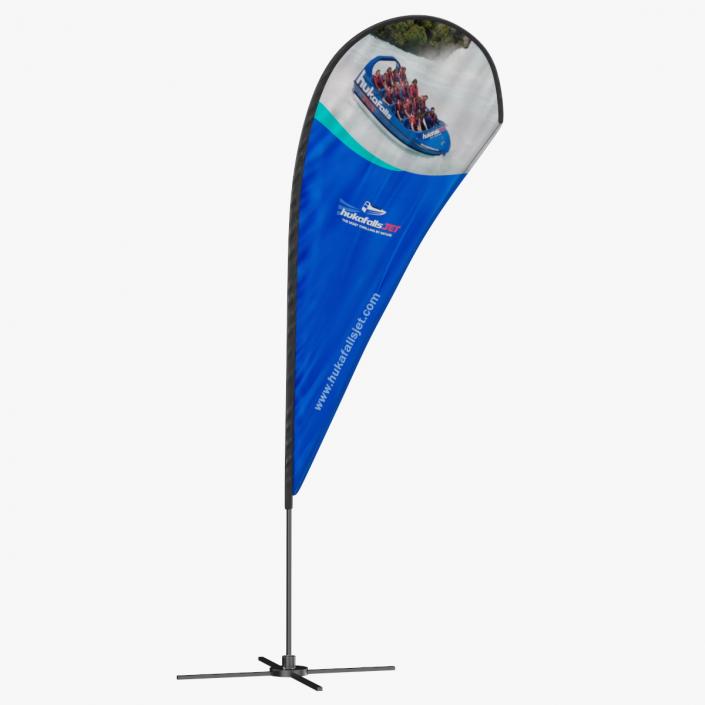 3D Promotional Feather Flag Banner