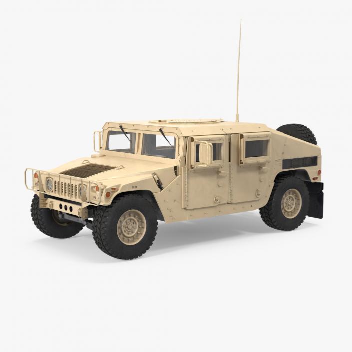 Humvee M1151 Desert 3D model