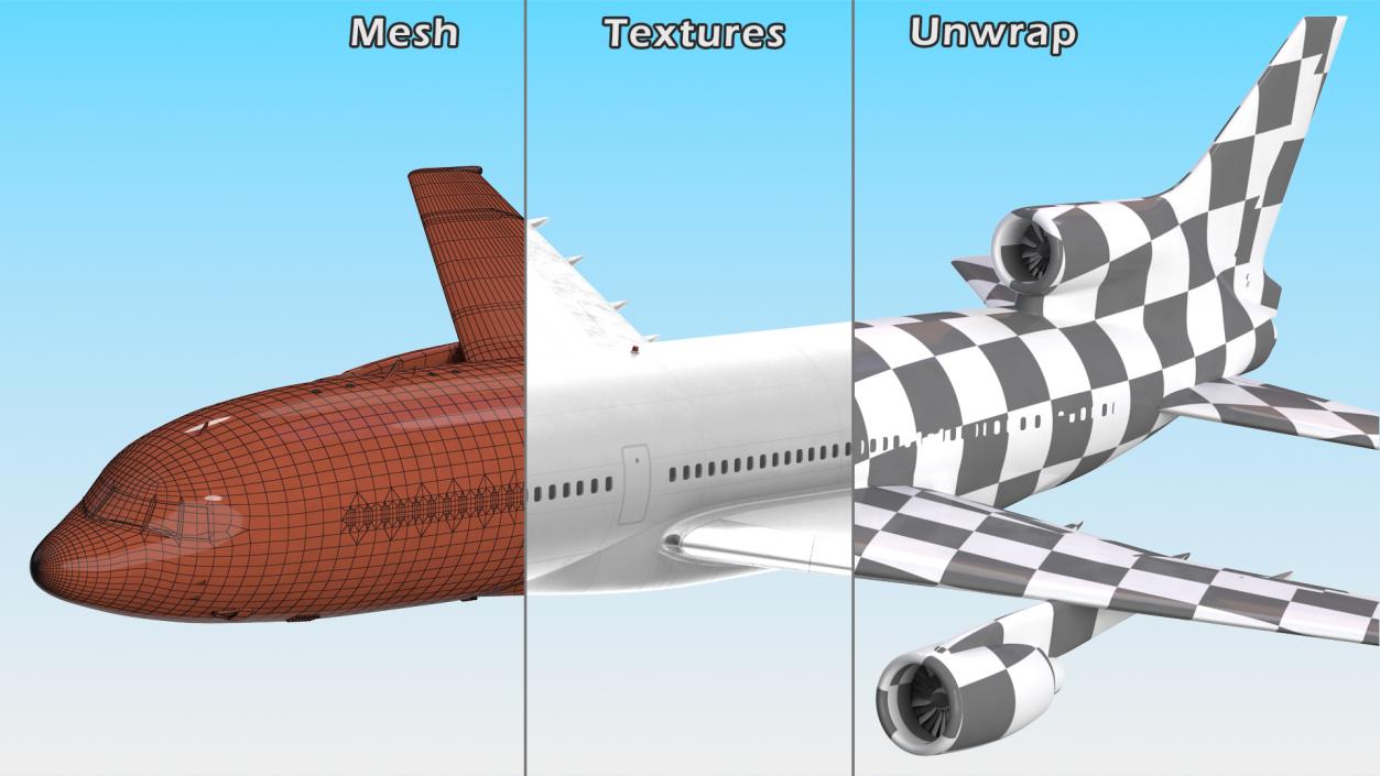 3D model Lockheed L-1011 TriStar Flight