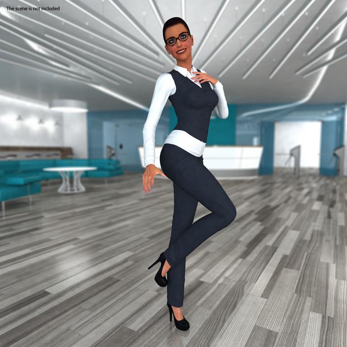 Business Woman 3D model