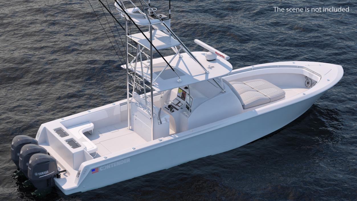 Contender 39 FA Sport Fishing Boat 3D model