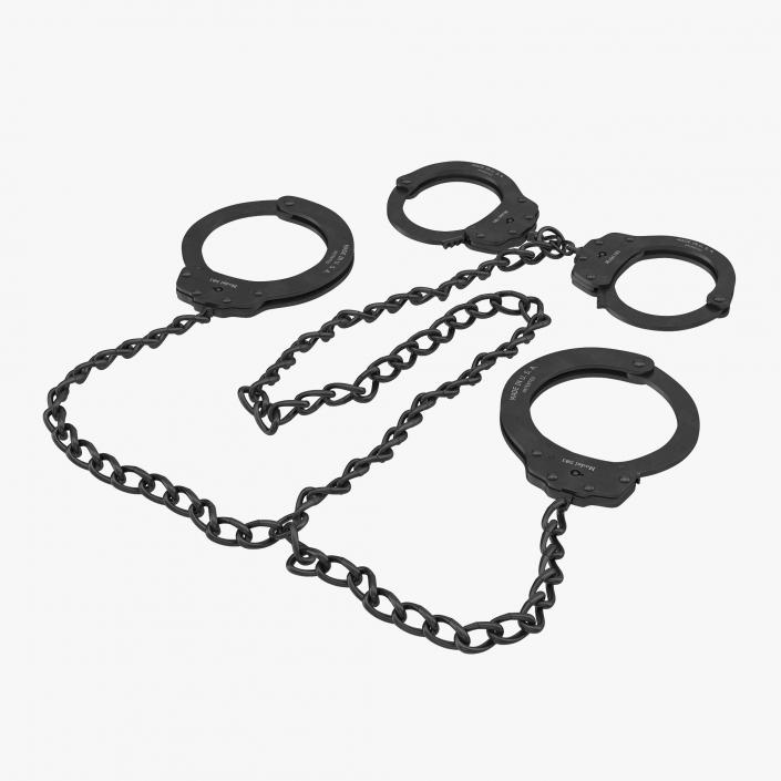 3D Handcuffs and Leg Irons model