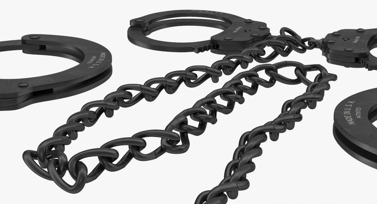 3D Handcuffs and Leg Irons model