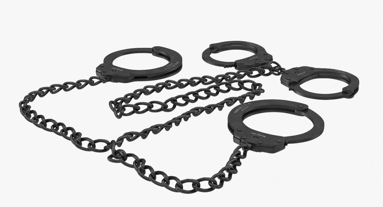 3D Handcuffs and Leg Irons model