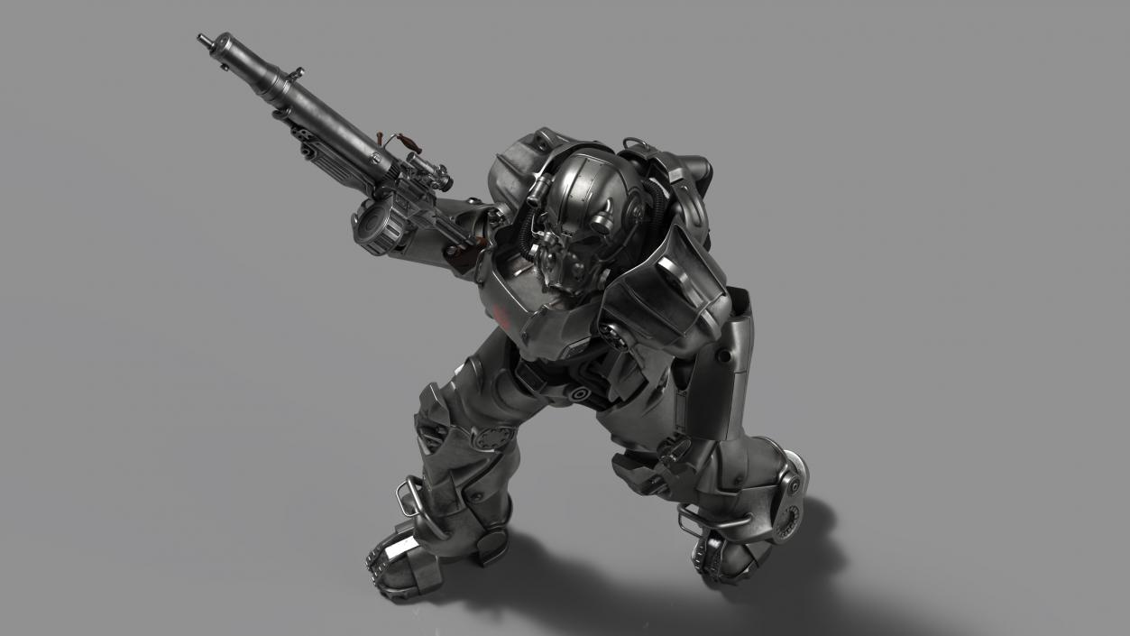 Fallout Combat Infantry Armor Walking 3D