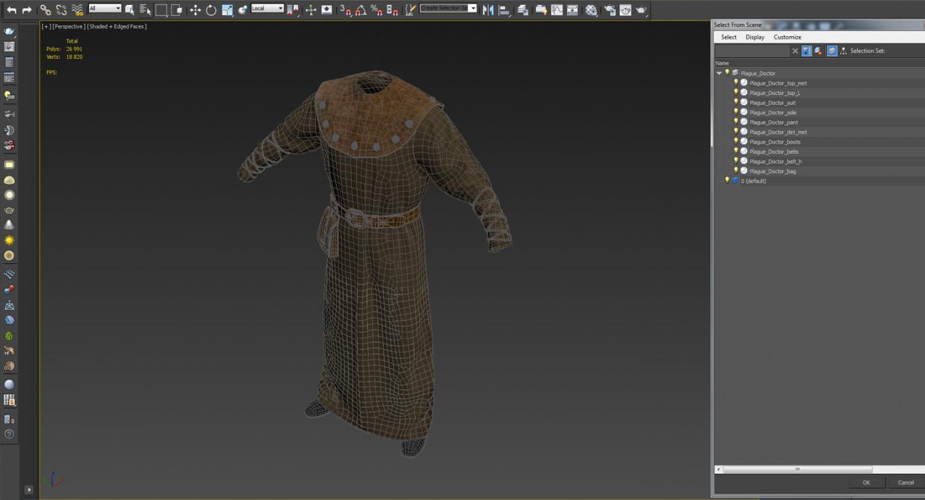 3D Medieval Clothes