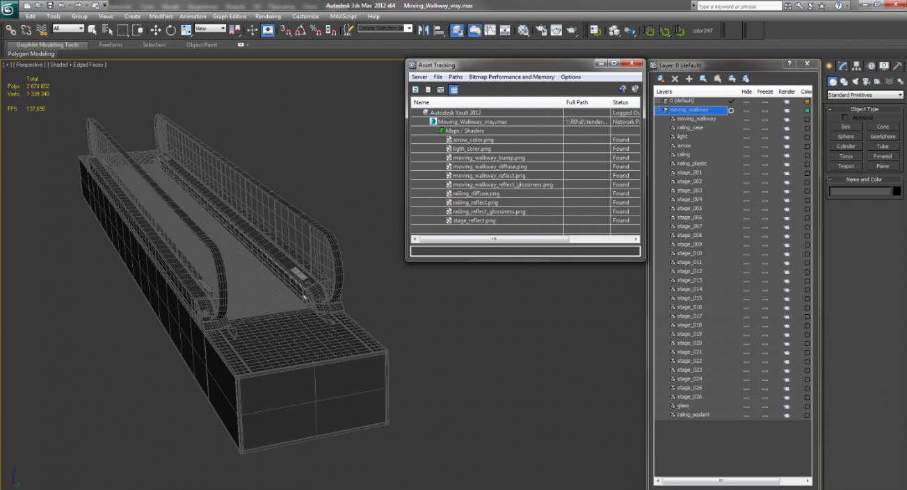 Moving Walkway 3D model