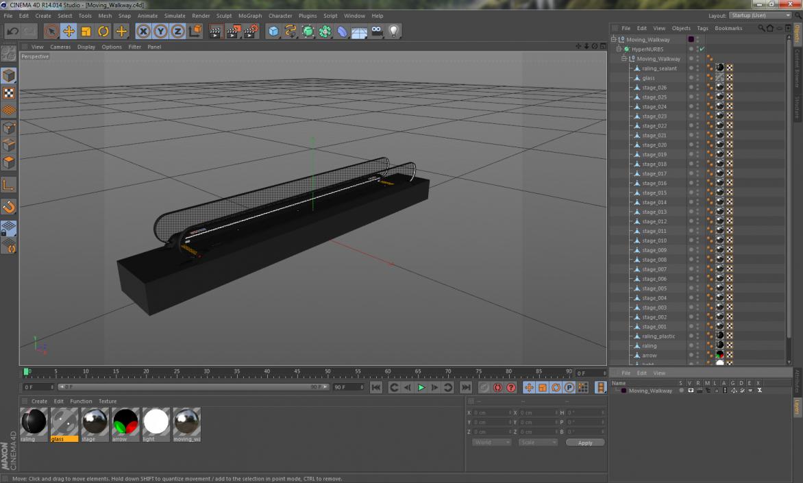 Moving Walkway 3D model