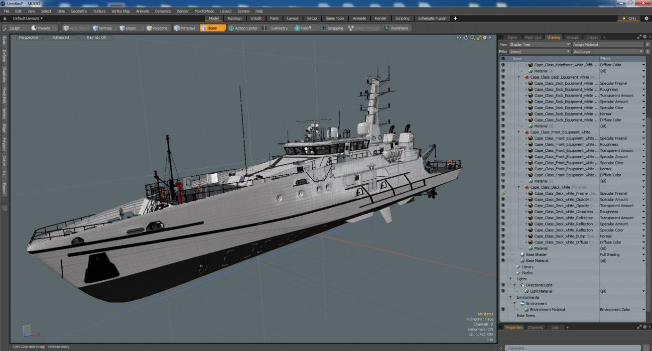 3D model Australian Cape Class Patrol Vessel