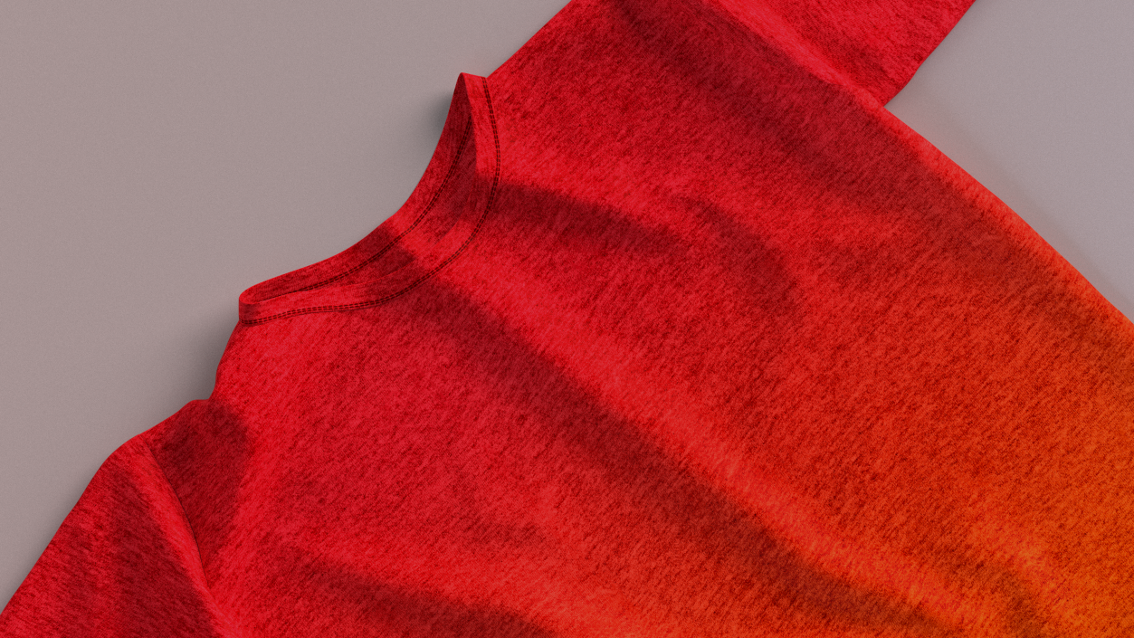 3D Gradient Effect T Shirt model