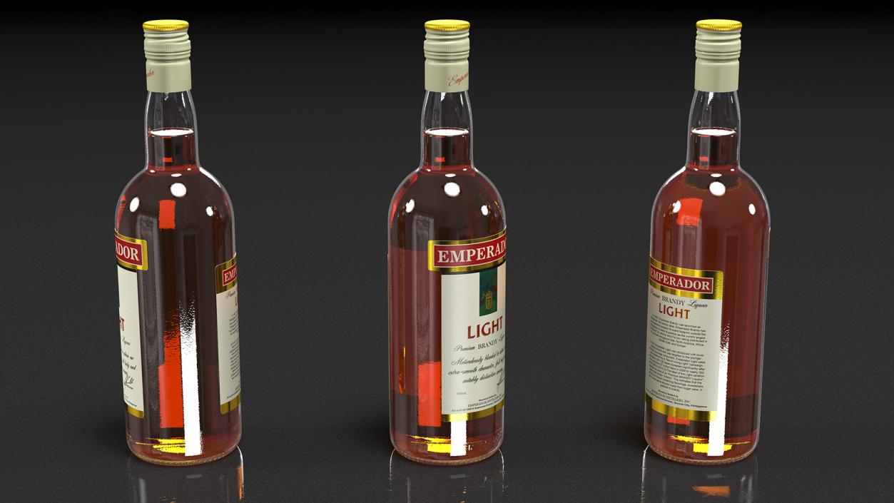 Brandy Emperador Light 3D