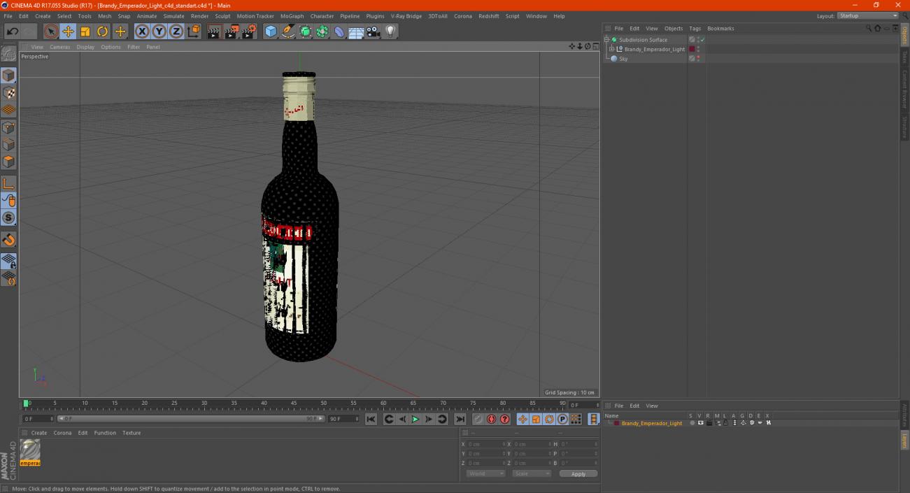 Brandy Emperador Light 3D