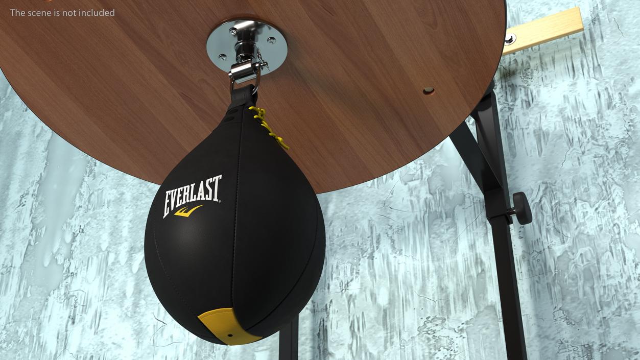 Everlast Leather Speed Bag with Platform Set 3D model