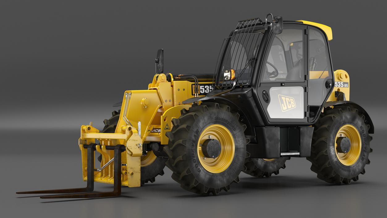 Telehandler JCB 535 3D model