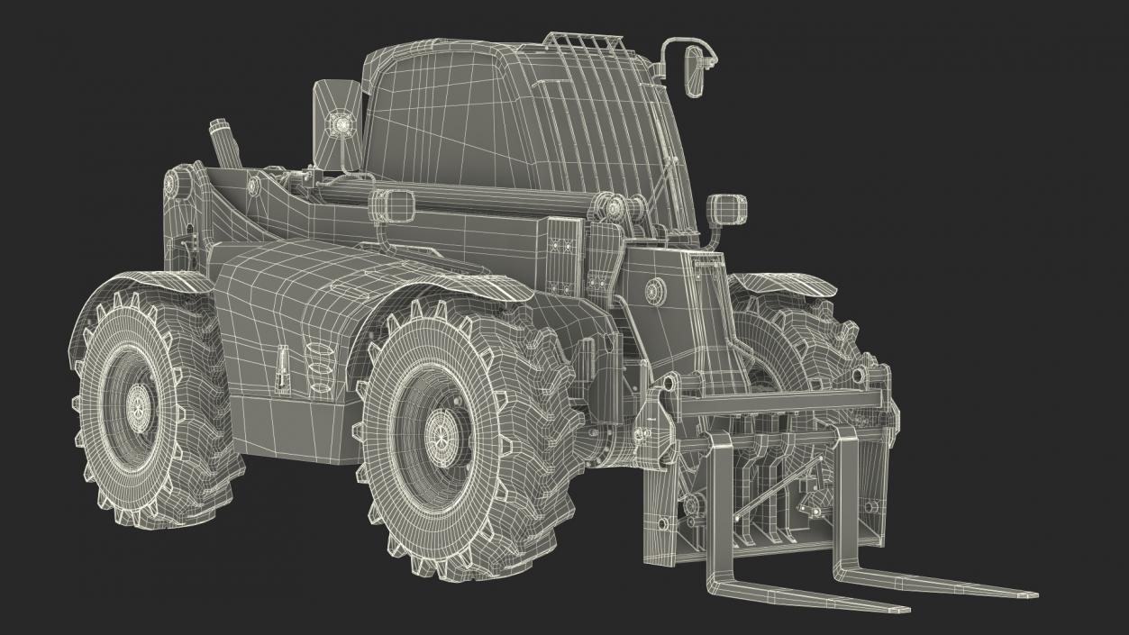 Telehandler JCB 535 3D model