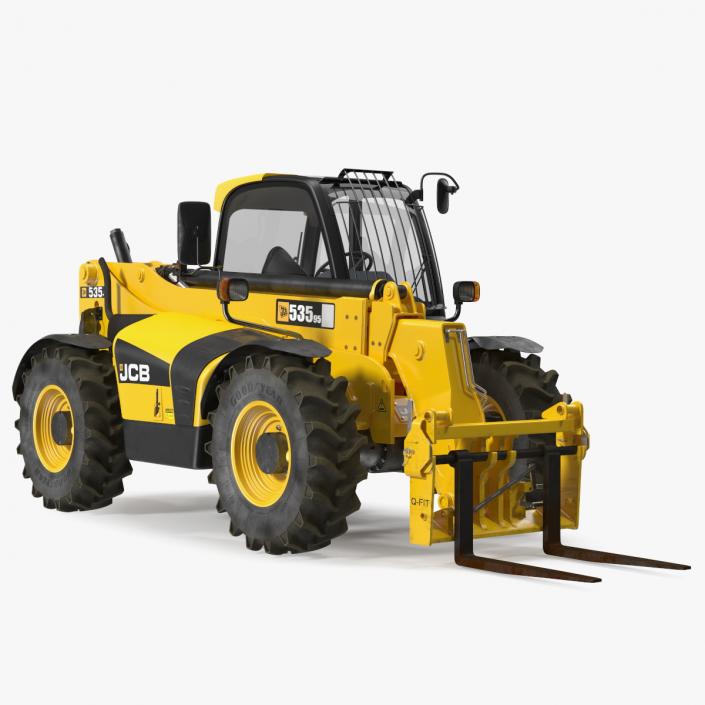 Telehandler JCB 535 3D model