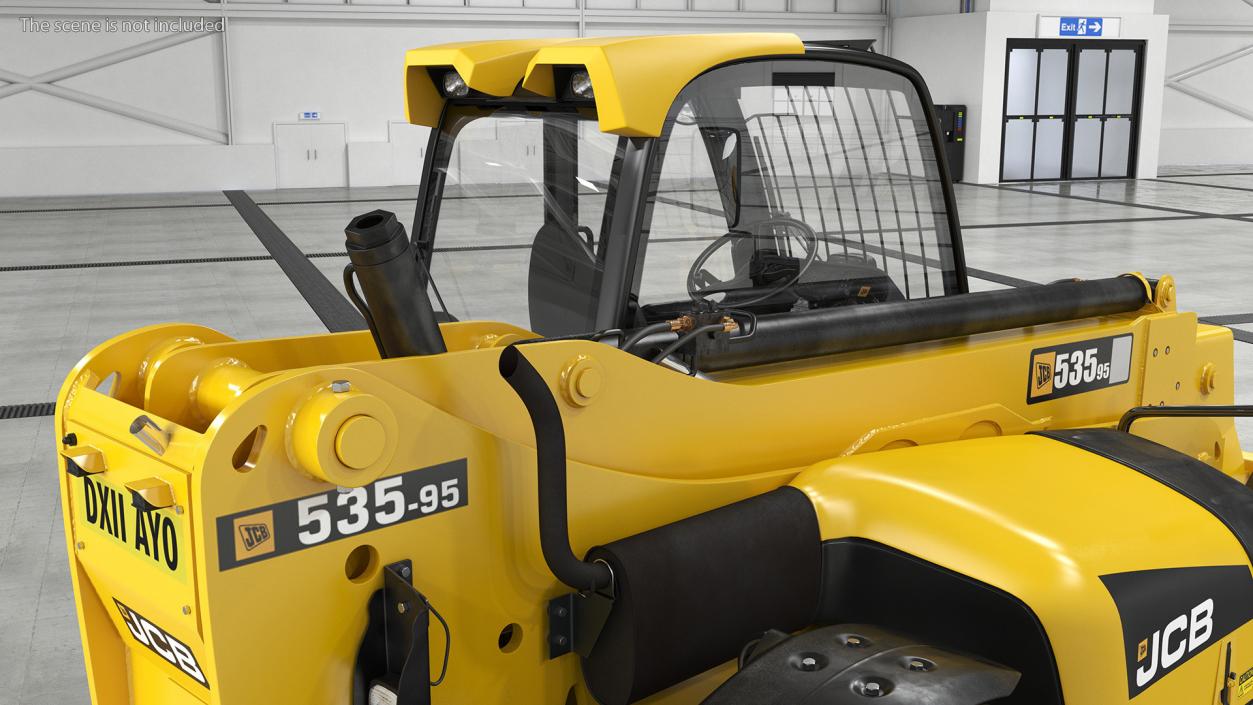 Telehandler JCB 535 3D model