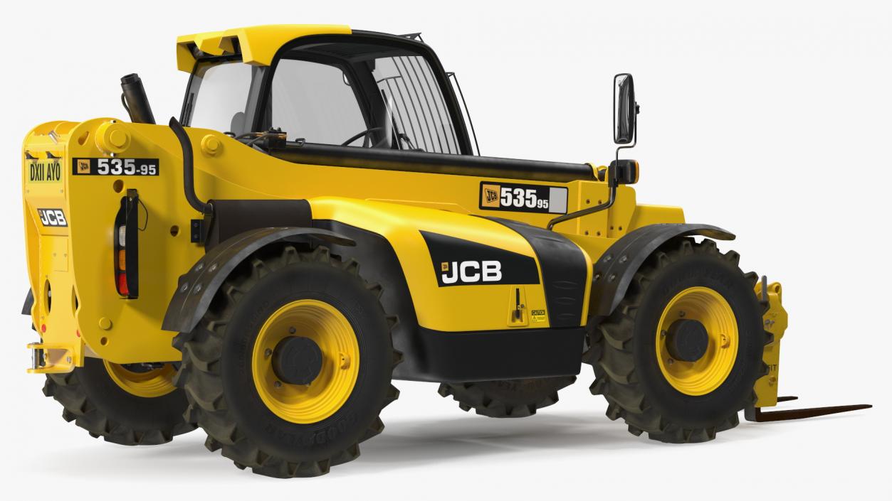 Telehandler JCB 535 3D model