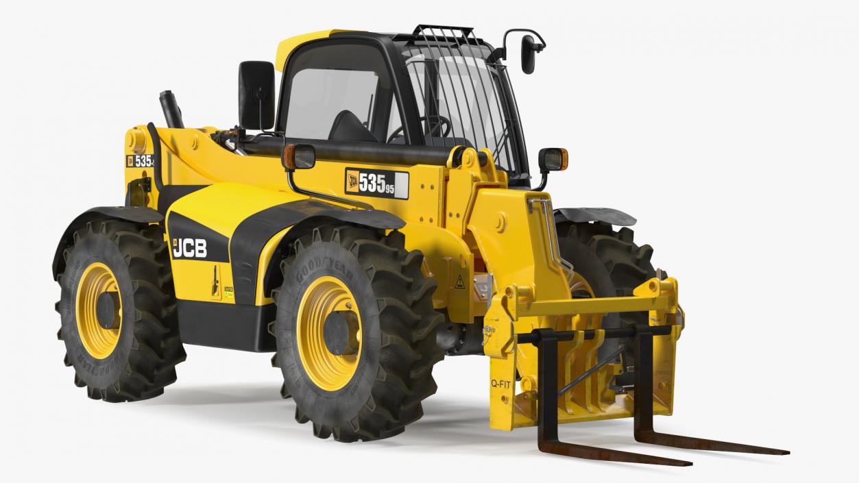 Telehandler JCB 535 3D model