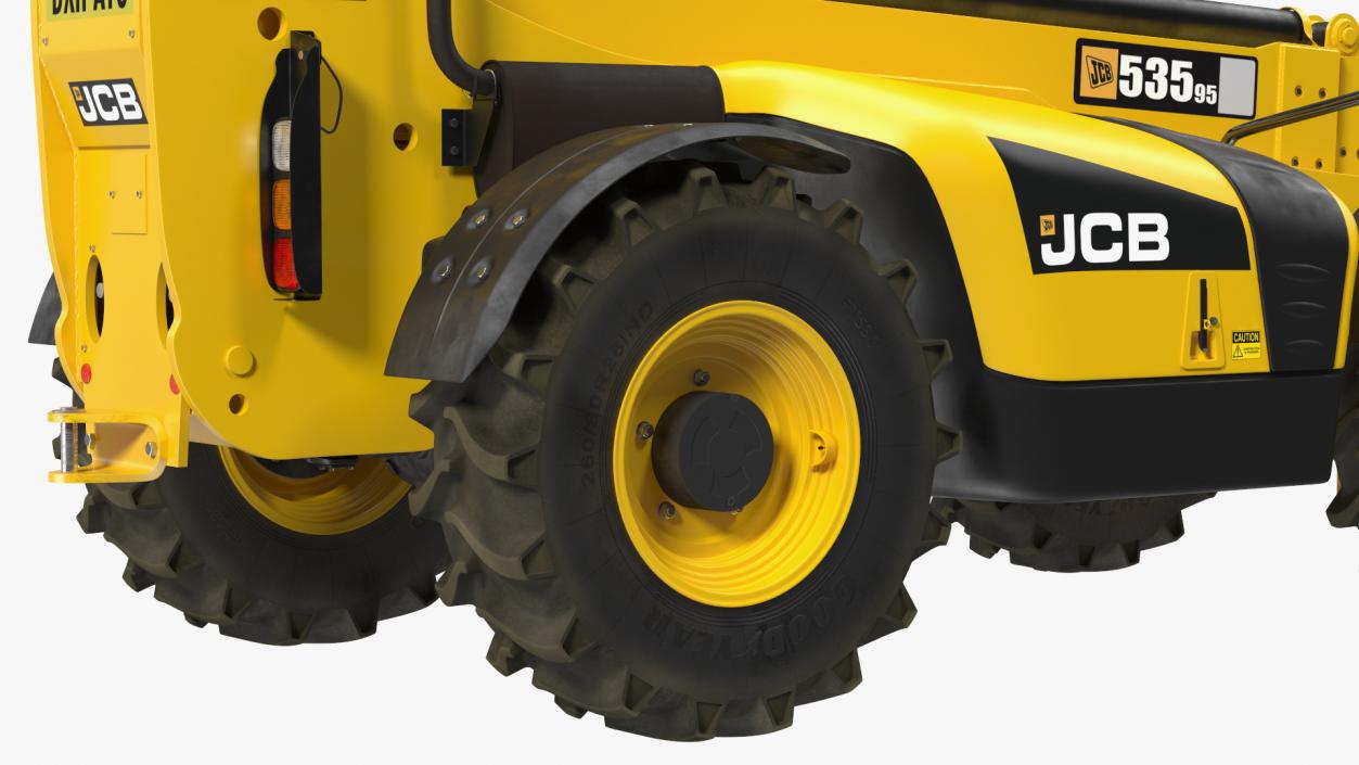 Telehandler JCB 535 3D model