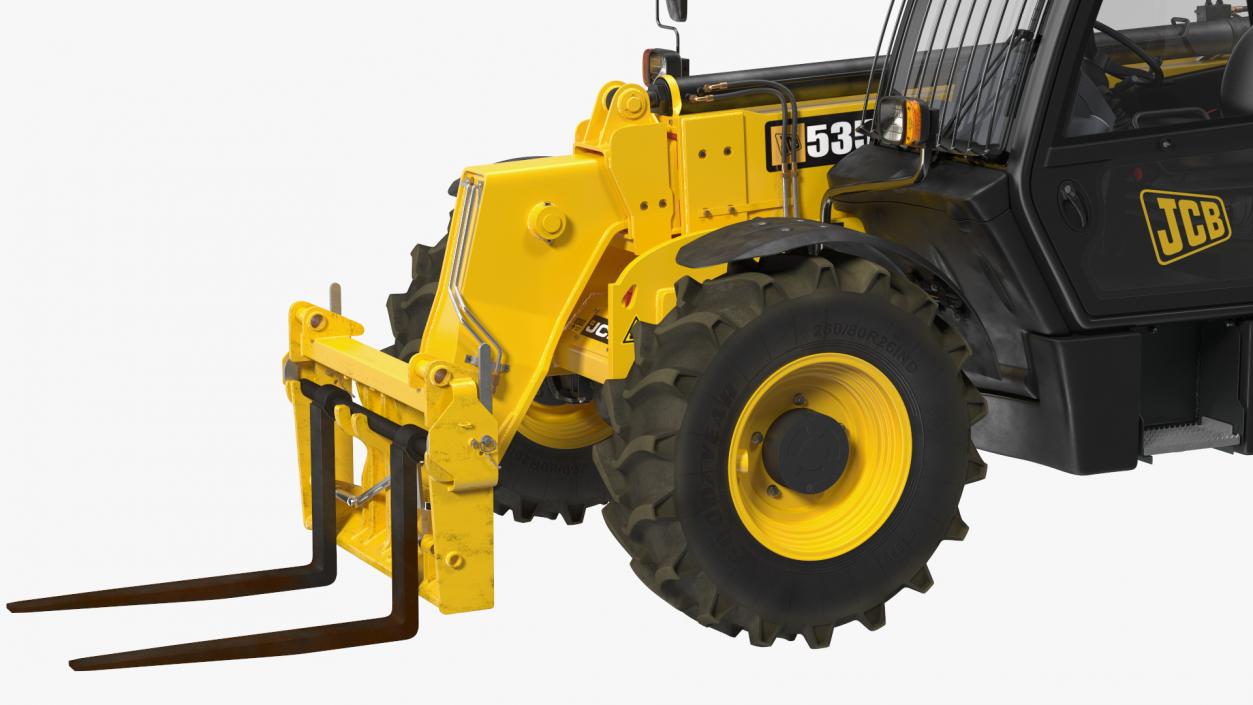 Telehandler JCB 535 3D model