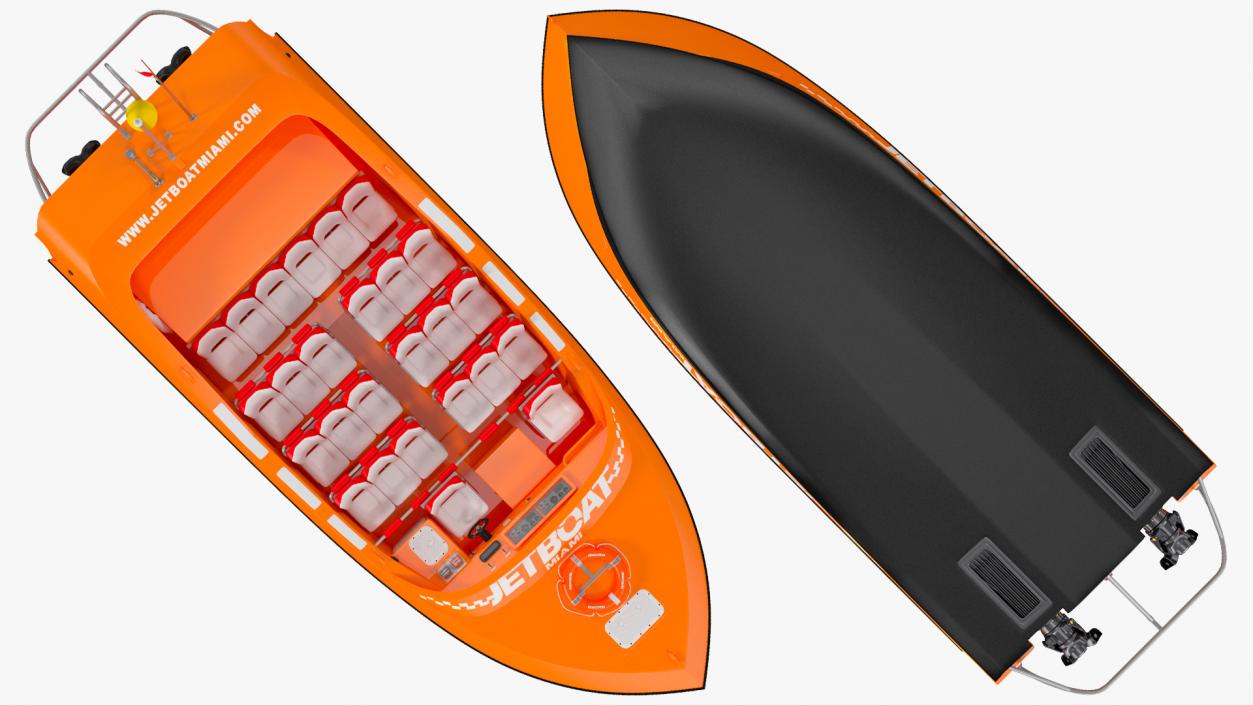 3D Moggaro 950 WJ Adrenalin Boat Orange