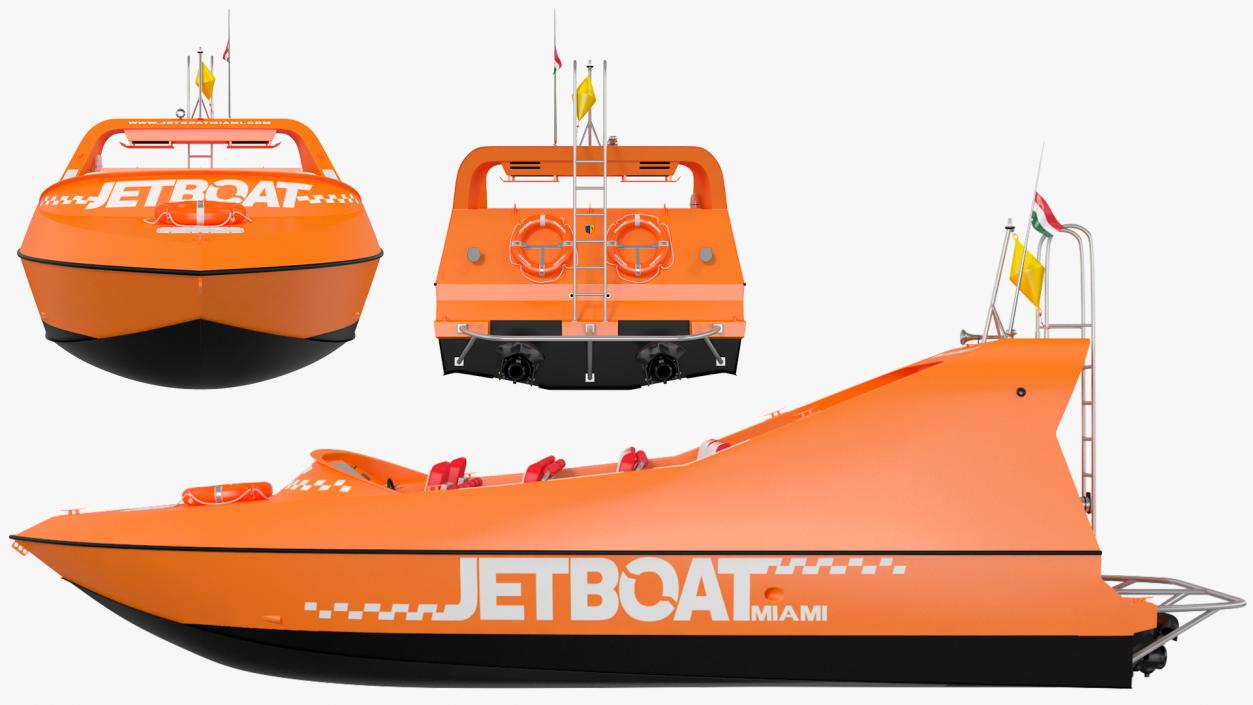 3D Moggaro 950 WJ Adrenalin Boat Orange