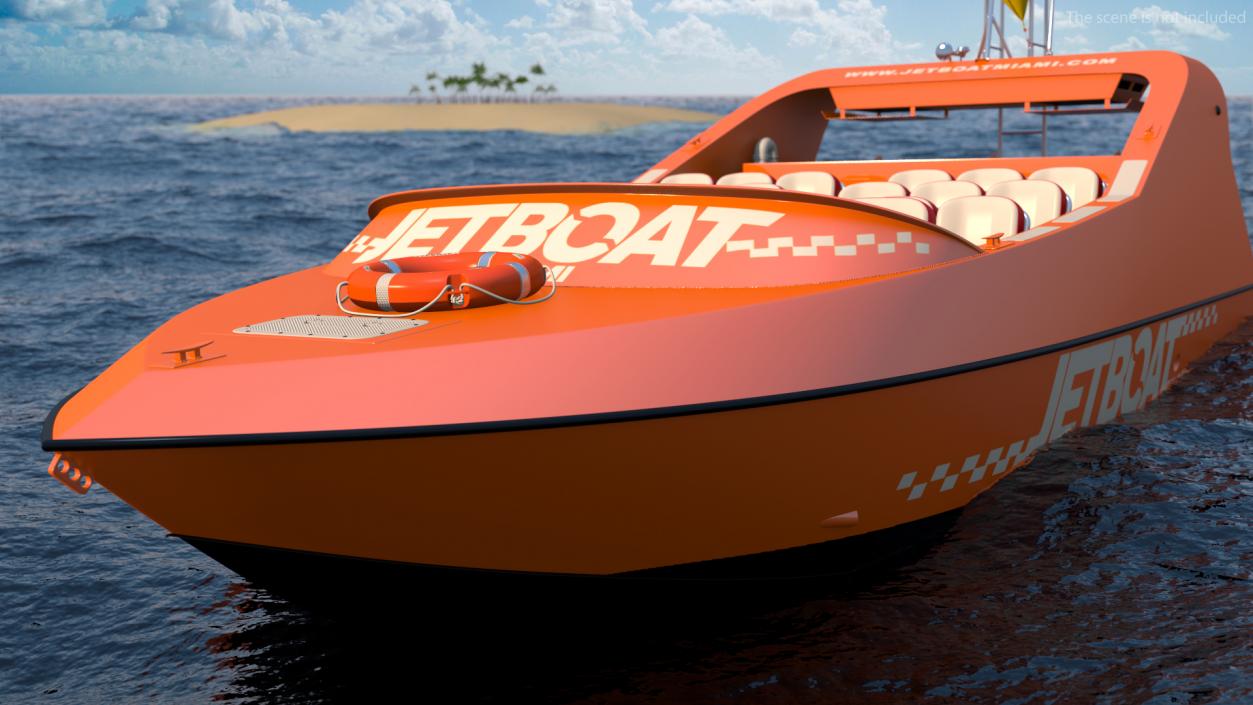 3D Moggaro 950 WJ Adrenalin Boat Orange