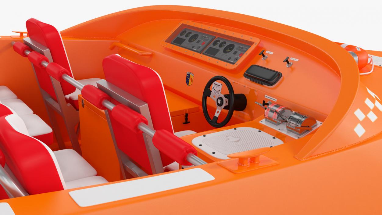 3D Moggaro 950 WJ Adrenalin Boat Orange