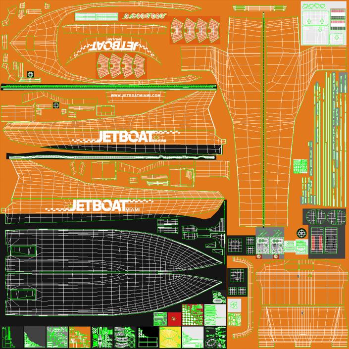 3D Moggaro 950 WJ Adrenalin Boat Orange