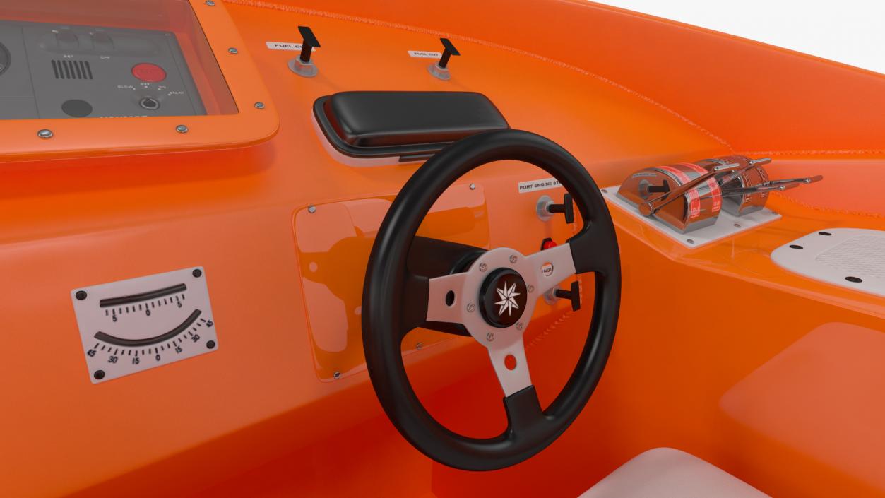 3D Moggaro 950 WJ Adrenalin Boat Orange