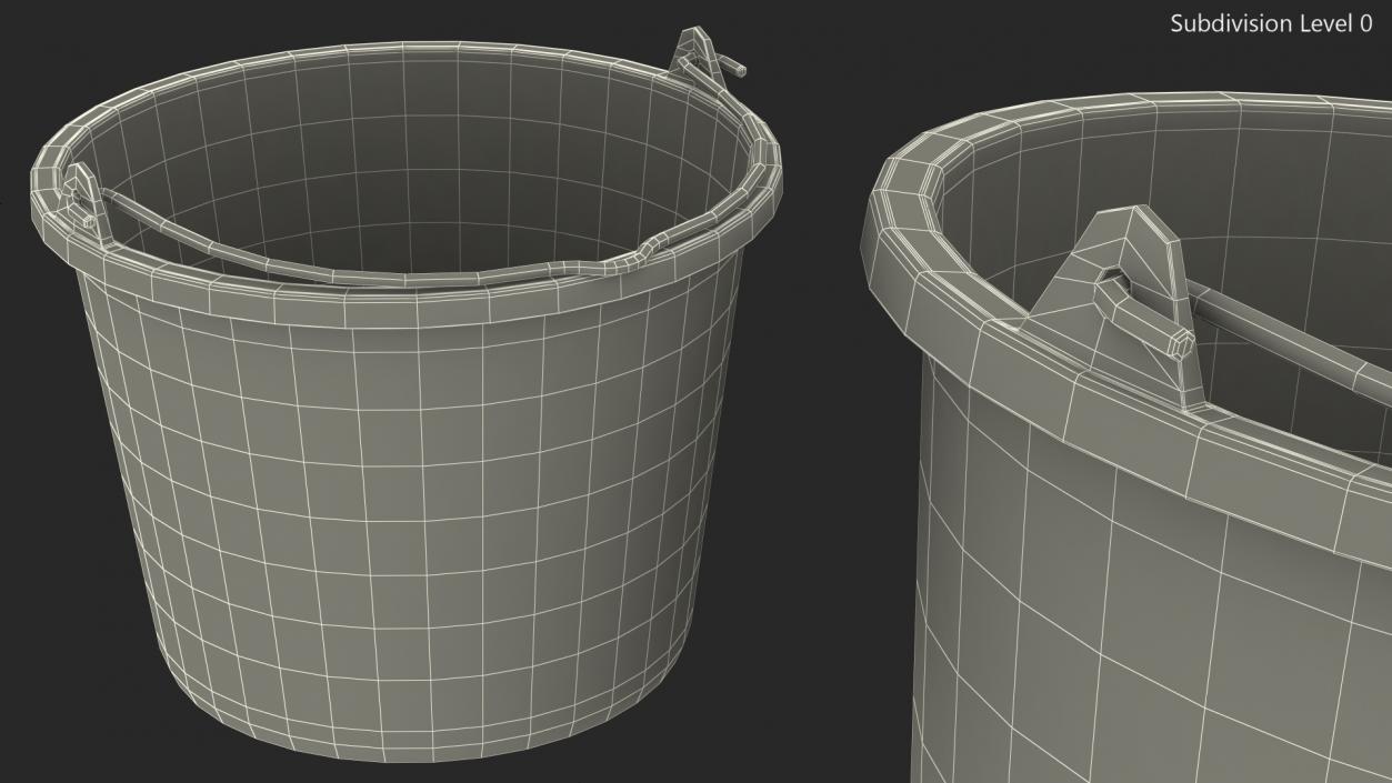 Construction Bucket 5L 3D