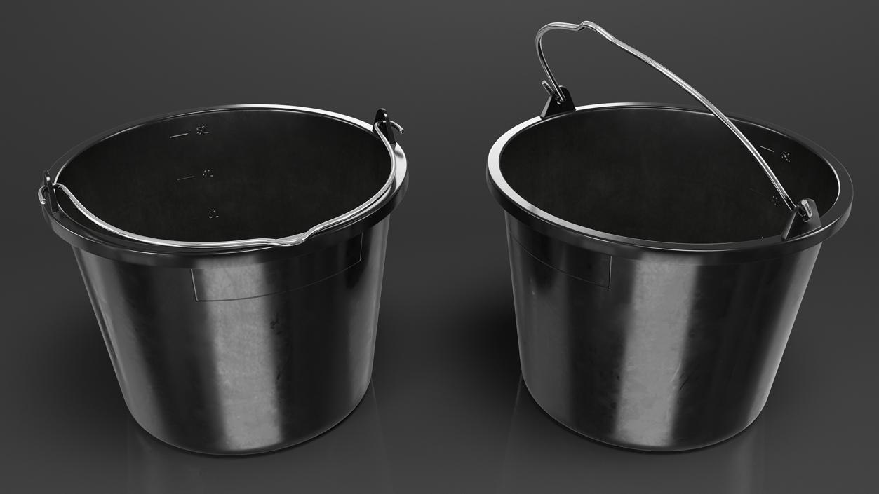 Construction Bucket 5L 3D